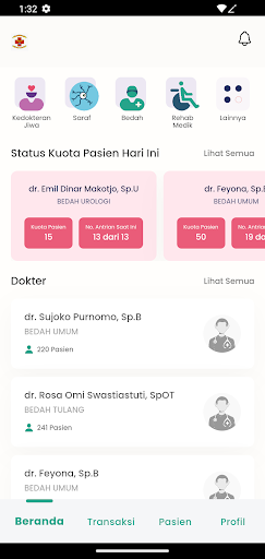 Android application RS Marinir Cilandak screenshort