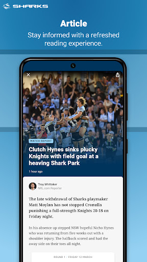 Cronulla Sharks Screen 2