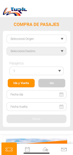 Android application Turil Móvil screenshort