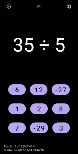 Android application T-Calc screenshort