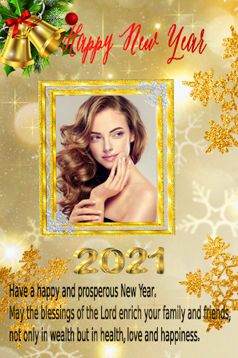 Android application Happy NewYear Frame And Wishes screenshort