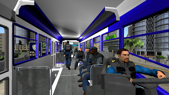 Police Bus Game: US Cops Coach 1.11 APK screenshots 12