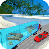 Sea Animals Truck transport and Cargo Driver icon