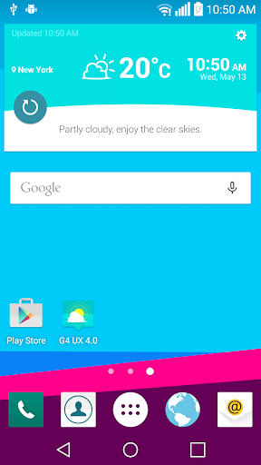 Android application UX 4.0 G4 for Zooper Widget screenshort