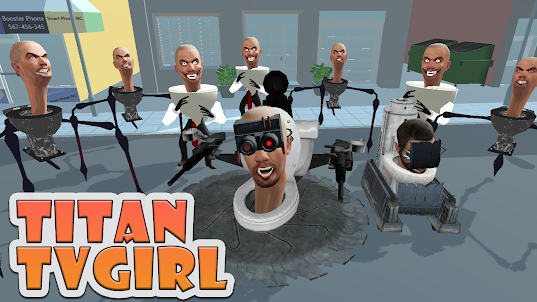 Titan TV Girl: Toilet Battle