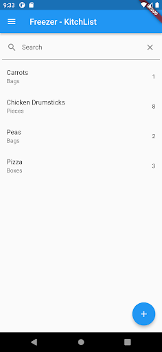 KitchList Screen 3