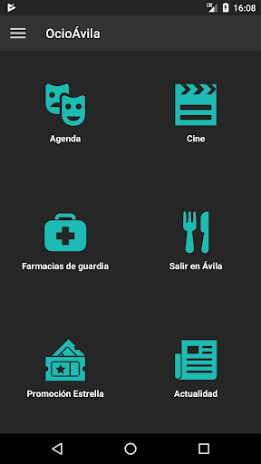 Android application Ocio Avila screenshort