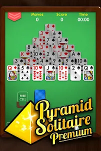 Pyramid Solitaire Premium Card