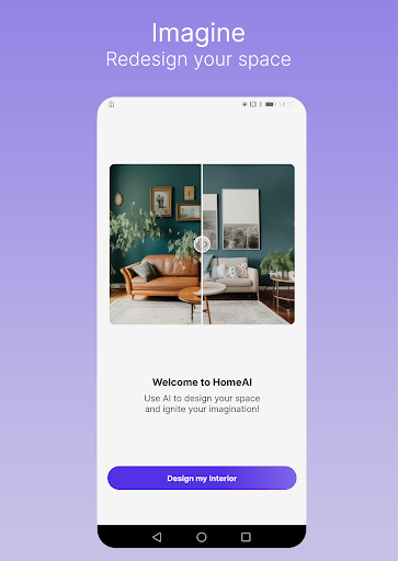 Android application HomeAI - Home Design with AI screenshort
