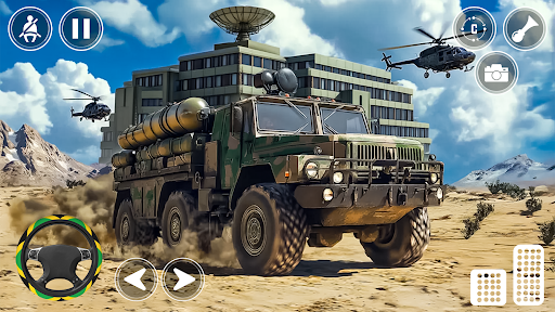 Army Truck Game Simulator 3D screenshot 20
