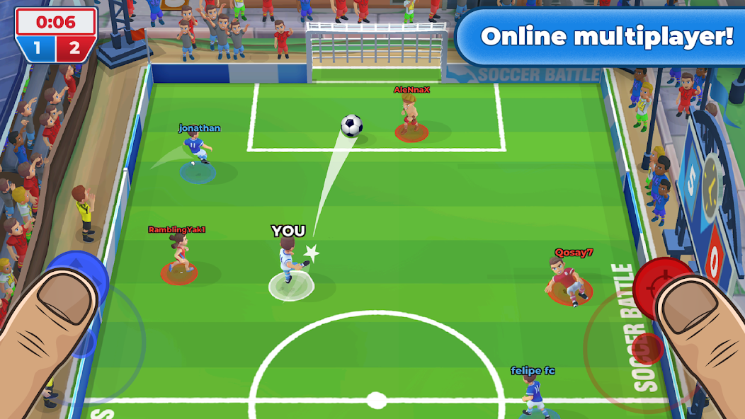 Soccer Battle -  PvP Football 1.48.1 APK + Mod (Free purchase / Unlocked) for Android