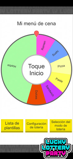 Vista previa de la aplicación