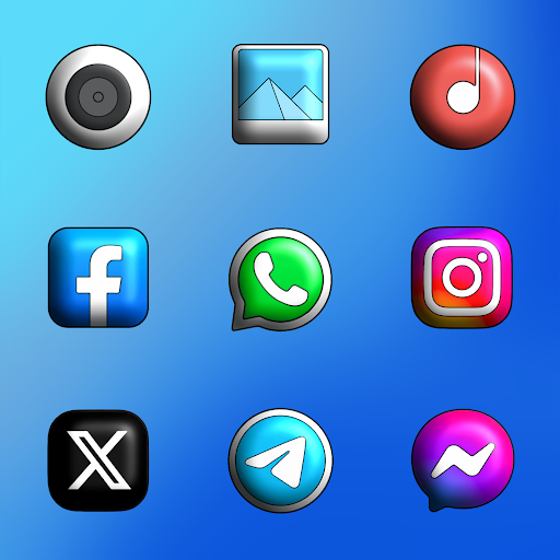 MiOS 3D - Icon Pack Screen 3