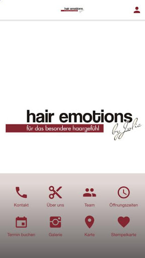 Android application hair emotions by Julia screenshort
