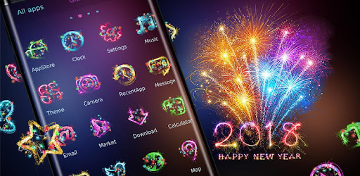 New Year Go Launcher Theme Apps On Google Play