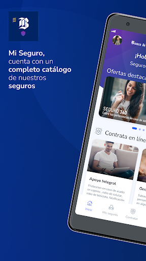 Android application Mi Seguro screenshort