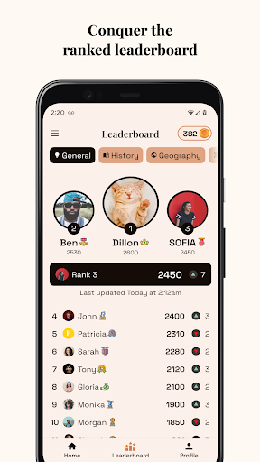 Android application Smarticus: Test Your IQ screenshort