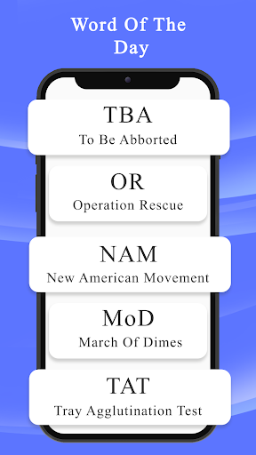 A-Z Abbrevation Dictionary Screen 3