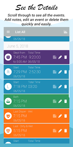 Simple Baby Activity Tracker Screen 3