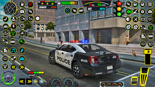 경찰차: 경찰차 게임 3D