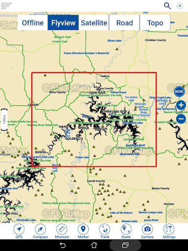 Table Rock Lake Offline Charts
