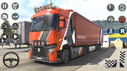 Euro Truck Parking Game 3D apkdebit screenshots 2