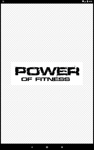Android application Power Of Fitness screenshort