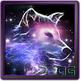 Neon Wolf Galaxy Magic FX icon
