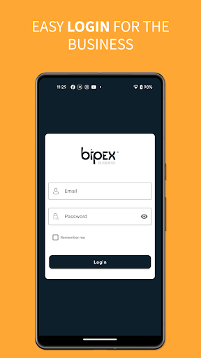 Android application Bipex Business screenshort