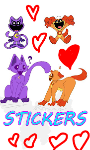 Poppy Playtime Catnap Stickers