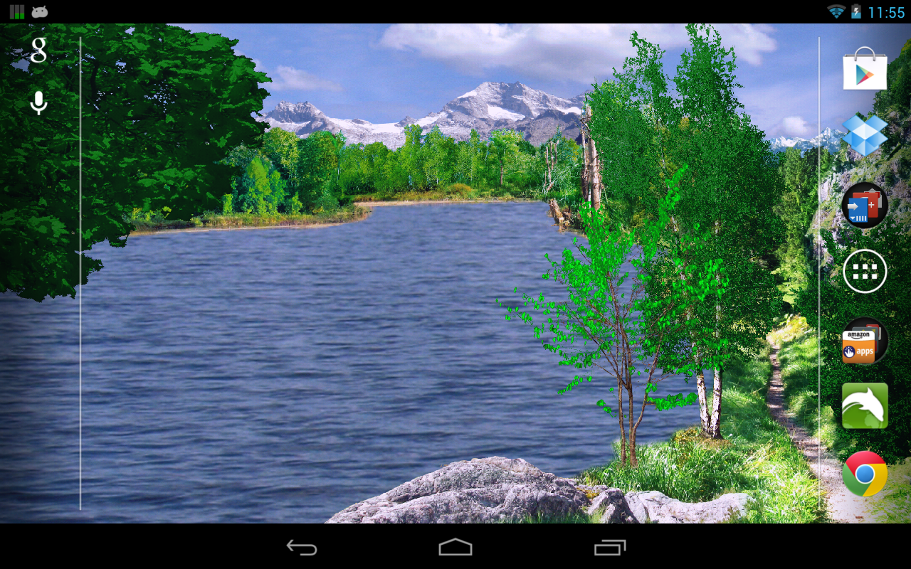 Android application Seasons Live Wallpaper Pro screenshort