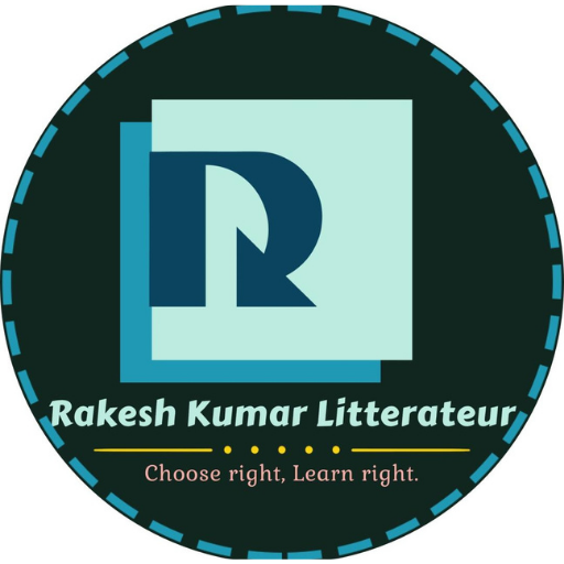 Rakesh kumar Litterateur ( Eng logo