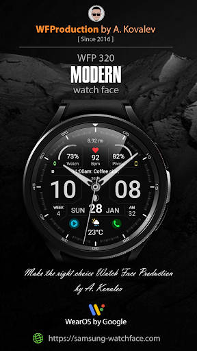 Android application WFP 320 Hybrid watch face screenshort