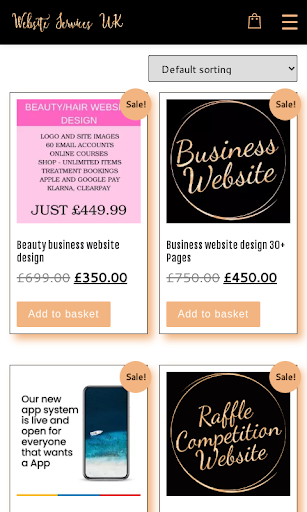 Website Services Screen 2