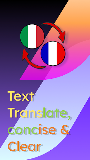 Android application Italian French Translate screenshort
