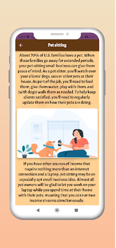 Small Business Ideas Screen 3