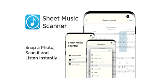 Sheet Music Scanner & Reader