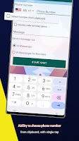 screenshot of DirectChat-Without save number