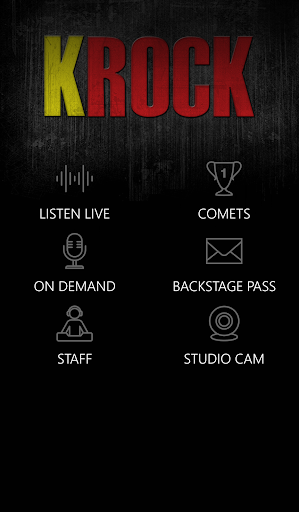 Android application KROCK screenshort