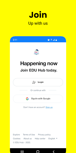 Android application EDU Hub screenshort