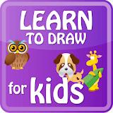 Children learn to draw free icon