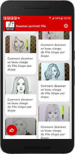 Dessiner portrait fille Screen 2