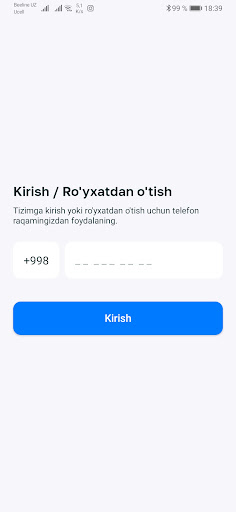 Android application GovControl.uz screenshort