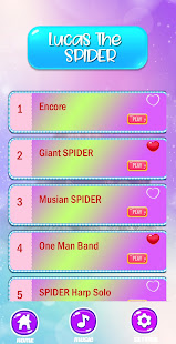 Télécharger Lucas The Spider piano game APK MOD (Astuce) screenshots 2