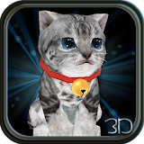 Fluffy Cat Pet 3D HD lwp icon