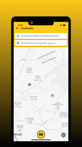 City Shuttle Screen 2