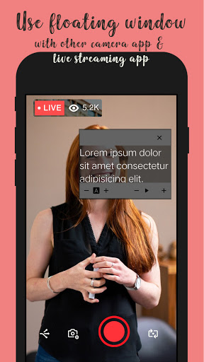 Teleprompter with Video & LIVE Screen 2