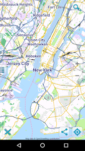 Map of New York offline Unknown