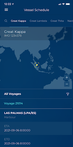 TB Marine App Screen 2