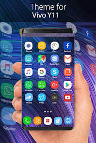 Captura de Pantalla 6 launcher Theme For Vivo Y11 wi android